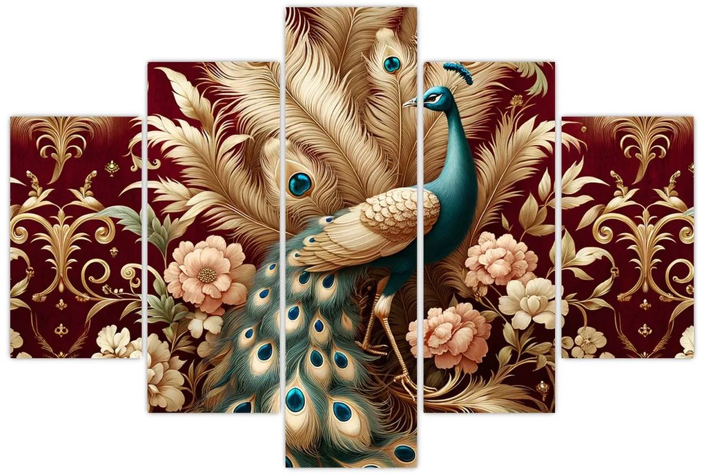 Tablou – Păun elegant (150x105 cm)
