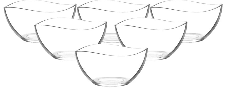 Boluri mici 6 buc. din sticlă 310 ml – Hermia