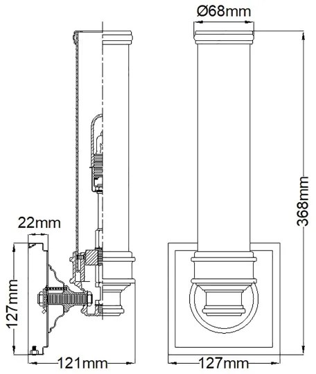 Aplică LED pentru baie PAYNE 1xG9/3W/230V IP44 Elstead FE-PAYNE1-BATH