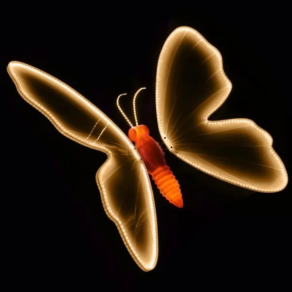 Aigostar - Decorațiune LED de exterior 504xLED IP44 alb cald fluture