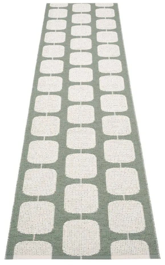 Covor tip traversă pentru interior și exterior verde/crem 70x300 cm Sten Army – Pappelina