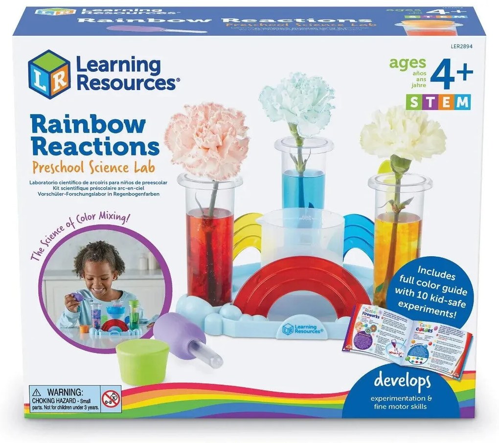 PRIMUL MEU SET DE EXPERIMENTE - CURCUBEUL REACTIILOR - LEARNING RESOURCES (LER2894)