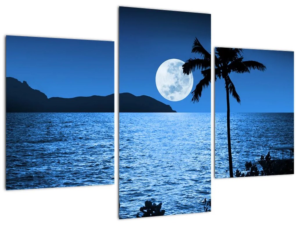 Tablou - Luna deasupra nivelului mării (90x60 cm)