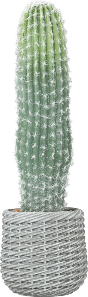 HOMCOM Cactus artificial 66 cm, plantă artificială decorativă cu ghiveci pentru decor interior, verde | Aosom Romania