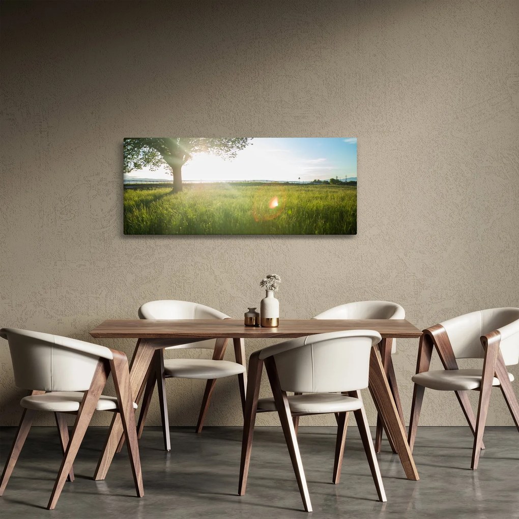 Tablou - Copac în câmp (120x50 cm)