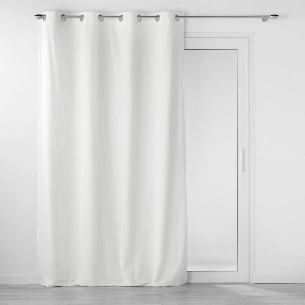 Draperie albă din catifea 140x260 cm Velouriane – douceur d'intérieur