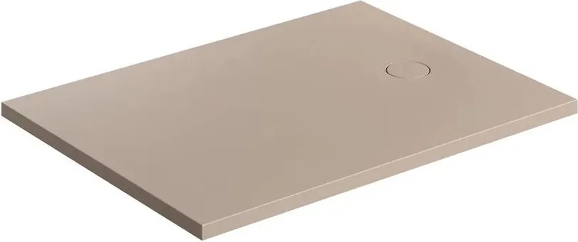 Cadita de dus compozit Omnires AquaRock M+ dreptunghiulara bej dune mat 80x120 cm