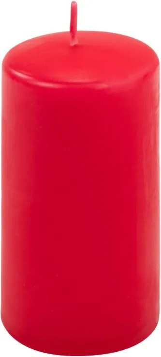 Set de lumânări pilon, 11,5 cm, Ø 6 cm, roșu, 6 buc.