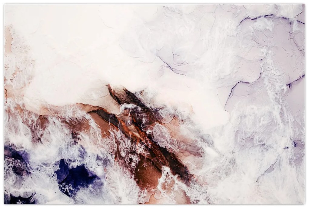 Tablou - Marmură violet N⁰1 (90x60 cm)
