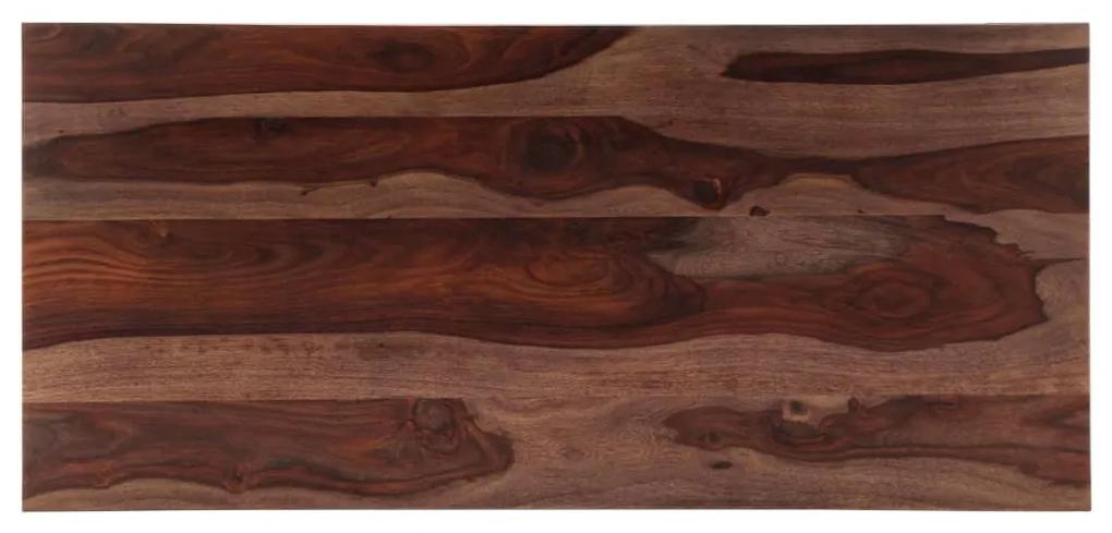 Masuta de cafea, gri, 110 x 50 x 35 cm, lemn masiv de sheesham 1, Maro