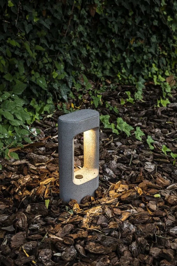 Stalp LED de exterior IP55 TOTEM 27,8cm Grey 3000K