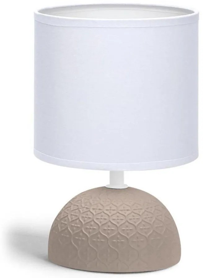 Lampă de masă 1xE14/40W/230V maro/albă Aigostar
