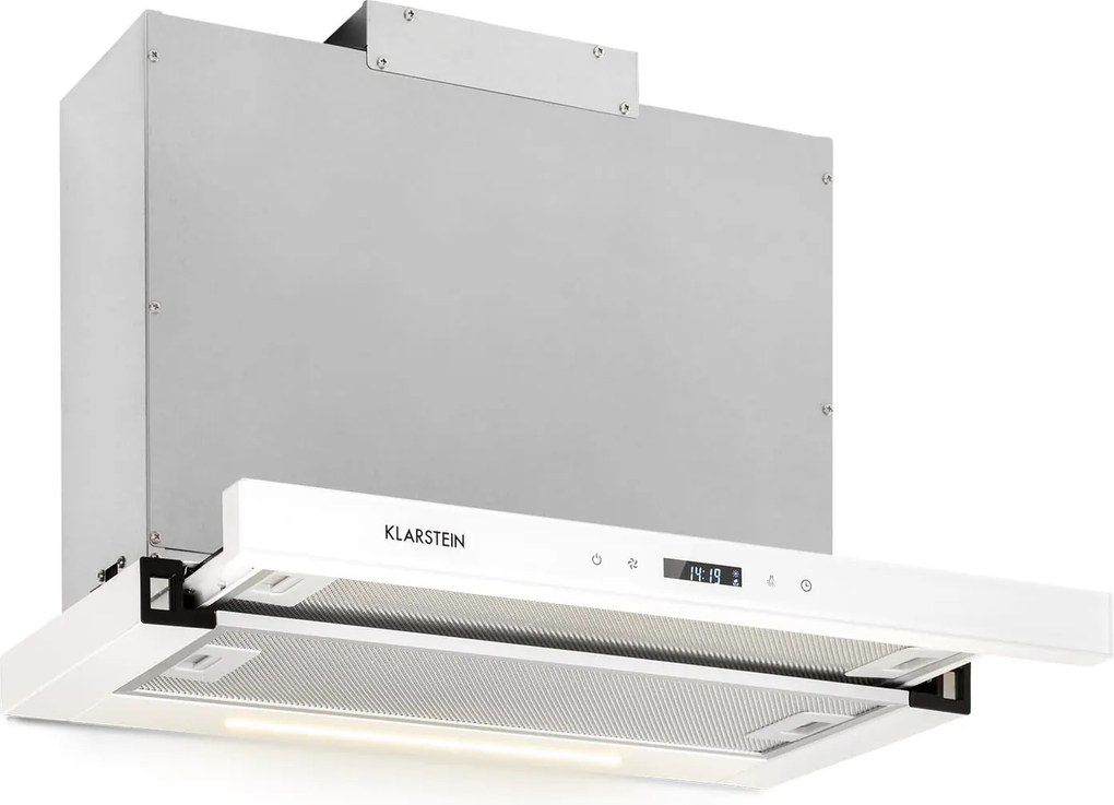 Klarstein Mariana Neo 60, hotă retractabilă, 60 cm, 640 m³/h, aspirare, LED