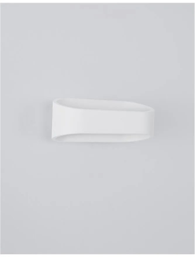 Aplica LED de perete pentru iluminat exterior design modern IP54 MILE alb NVL-9257871
