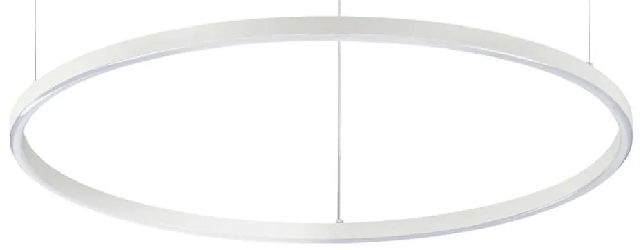 Ideal Lux - Lustră LED suspendată pe cablu ORACLE SLIM, 37W, 230V, 3000K, Ø 70 cm, albă