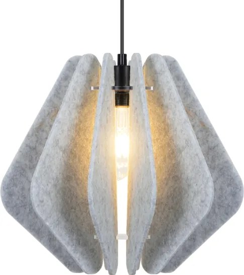 Lustră suspendată pe cablu MARGARET 1xE27/40W/230V gri