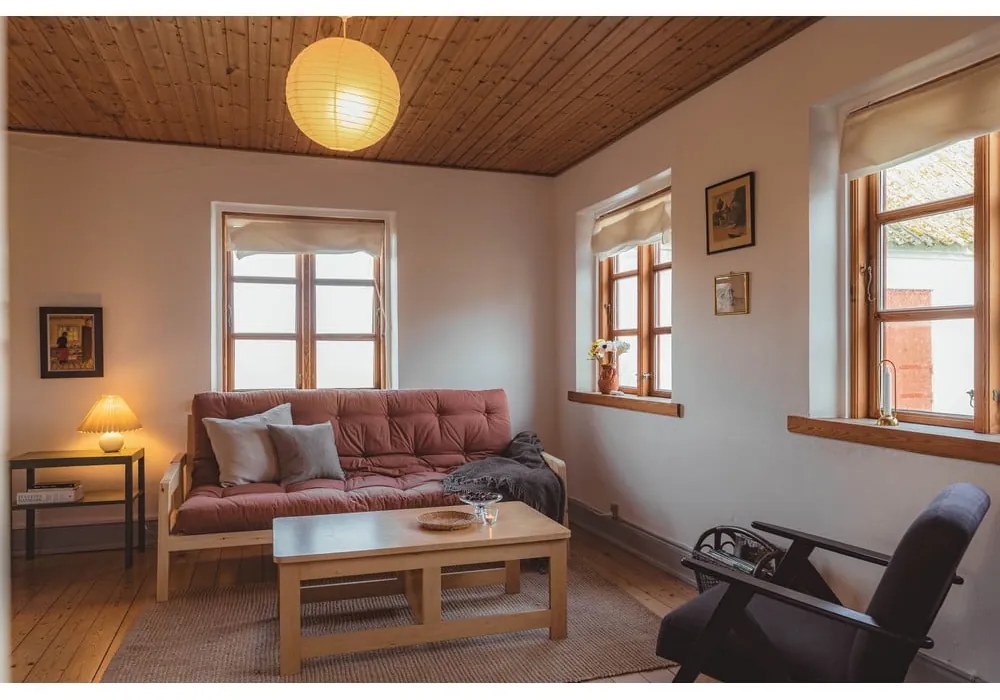 Canapea maro extensibilă 204 cm Grab - Karup Design