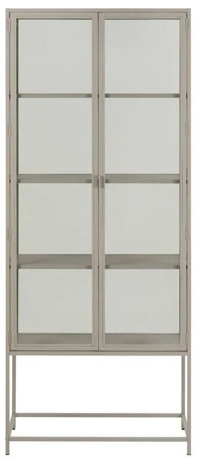 Vitrină gri 77x186x35 cm Seaford – Actona