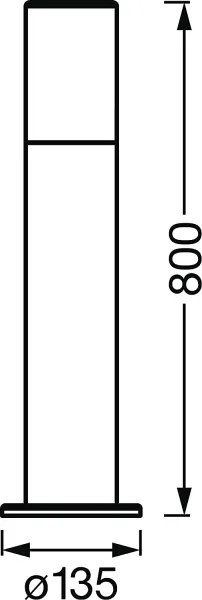 Lampă LED RGBW de exterior dimabilă SMART+ PIPE 10W/230V Wi-Fi IP44 Ledvance