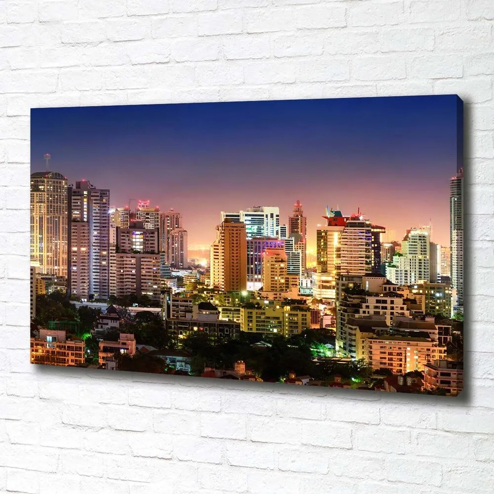 Tablouri tipărite pe pânză Bangkok noapte