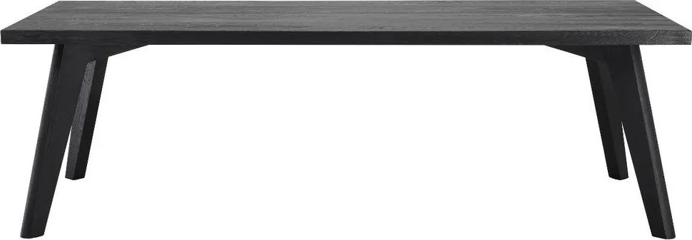 Masa design LUX din lemn de stejar Biot negru, 240x100 114472 HZ