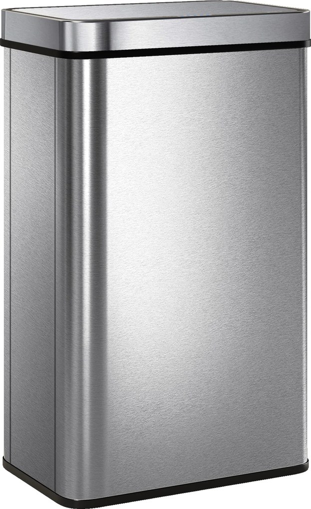 HOMCOM Coș de gunoi cu senzor 60 L cu capac cu închidere silențioasă, coș de gunoi automat de bucătărie din oțel inoxidabil, argintiu | Aosom Romania