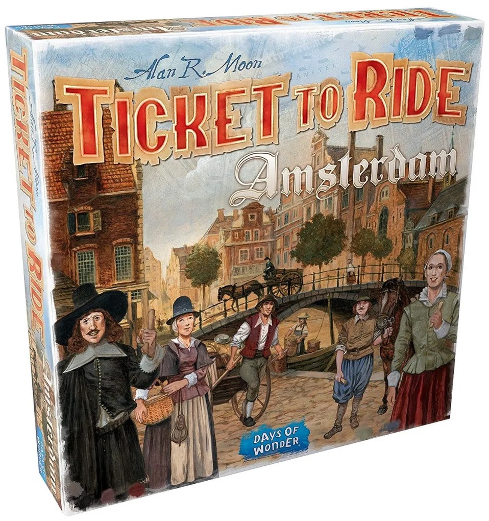 JOC DE SOCIETATE TICKET TO RIDE AMSTERDAM, LIMBA ENGLEZA - DAYS OF WONDER (720163)