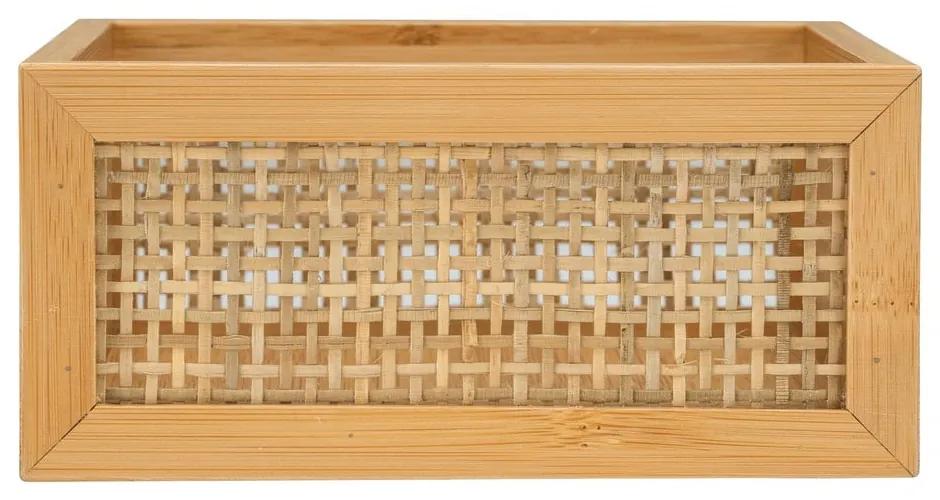 Organizator baie din bambus Wenko Allegre, 15 x 7 cm