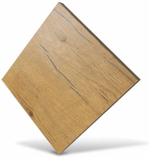 Suport flori BASICLOFT 60x24 negru/maro