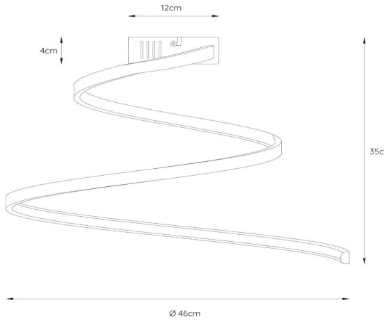 Lustră LED dimabilă aplicată Lucide 46199/25/31 MAXENCE LED/24W/230V alb