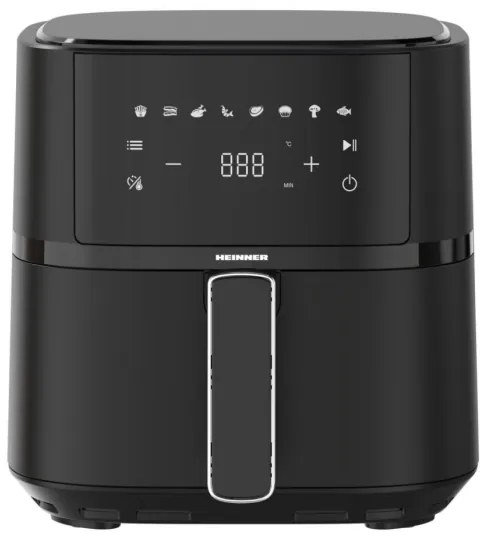 Heinner HAF-B4BK1500 - Friteuză cu aer cald, 4 l, 1500 W/230 V, neagră