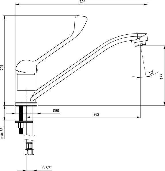 Boro Baterie pentru bucătărie, cu mâner Clinic Finisaj: Crom BMO_060C
