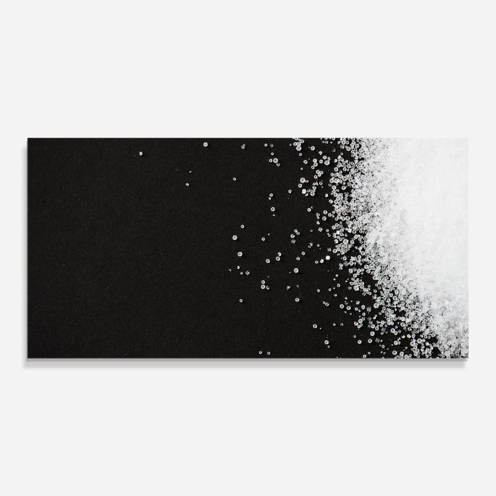 Panou Sticla Bucatarie, 60x120cm, Protectie aragaz, Antistropi, Termorezistent, Alimente, Condimente, Salt Texture