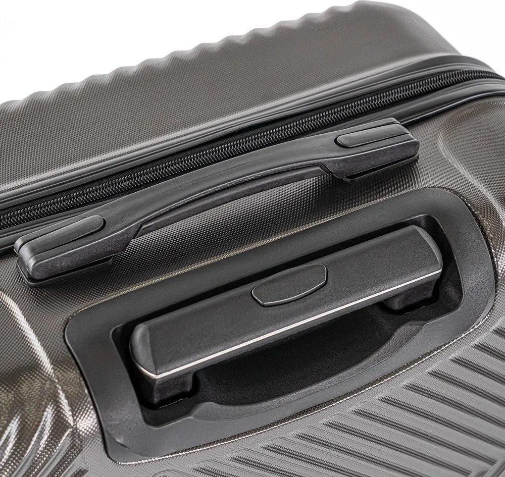 TraveLux Pro X set valiză rulantă aur roz