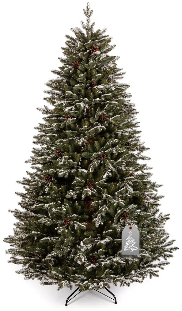 Brad de Crăciun Molid Kanadia înzăpezit 220 cm