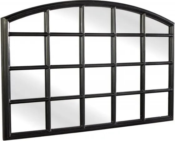 Oglinda decorativa design fereastra Paris 120cm negru