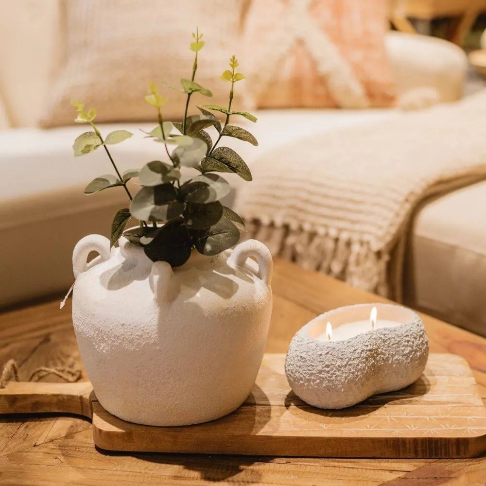 Lumanare White Stone 7 cm - modele diverse