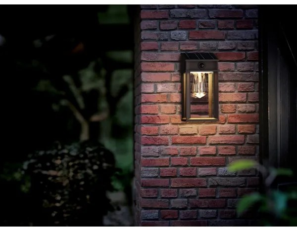 Philips GERI LED 3,2W 2700K IP44 lampă solară de perete cu senzor