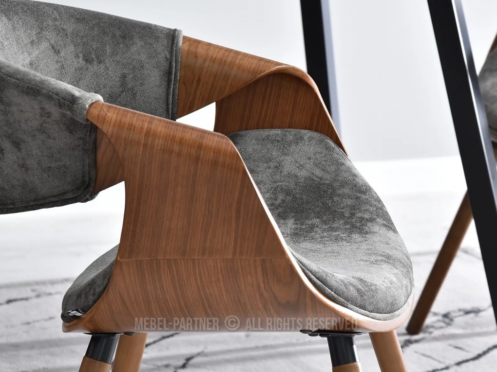 Scaun Bjorn K (gri + nuc). 1110939