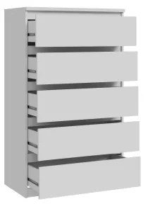 Comodă MAO cu sertare, albă