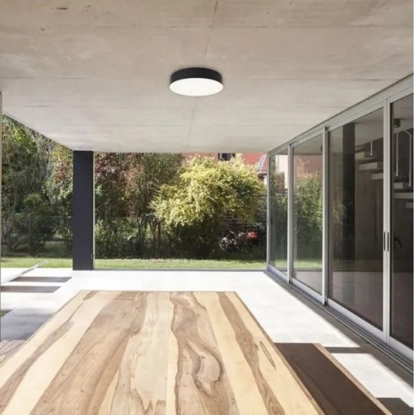 Plafonieră LED de exterior cu senzor DRUM LED/21W/230V IP65 3000K/4000K/6500K LED2