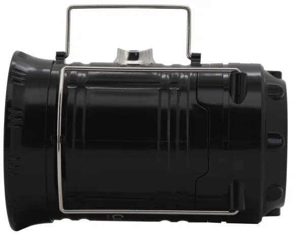 Lampă LED solară portabilă LED/1200mAh neagră