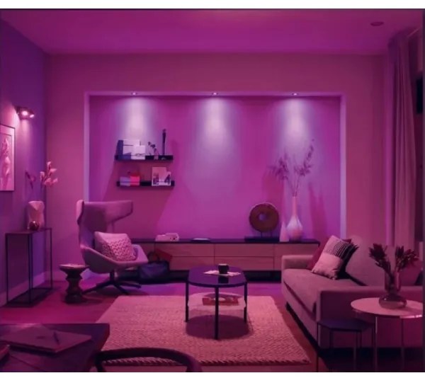 SET 3x plafonieră LED RGB încastrată dimabilă Hue 1xGU10/5,7W/230V Philips