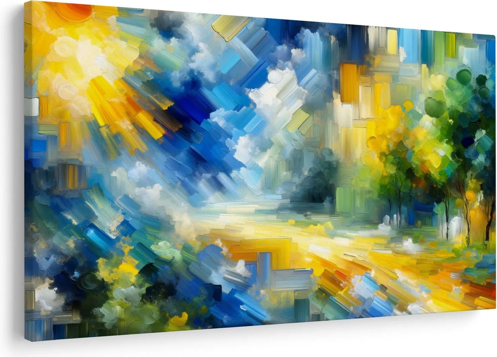 Tablou - Zi însorită abstractă (90x60 cm)