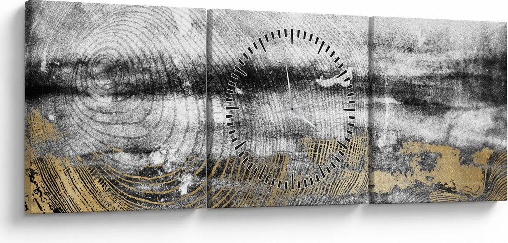 Tablou - Abstract (cu ceas) (90x30 cm)
