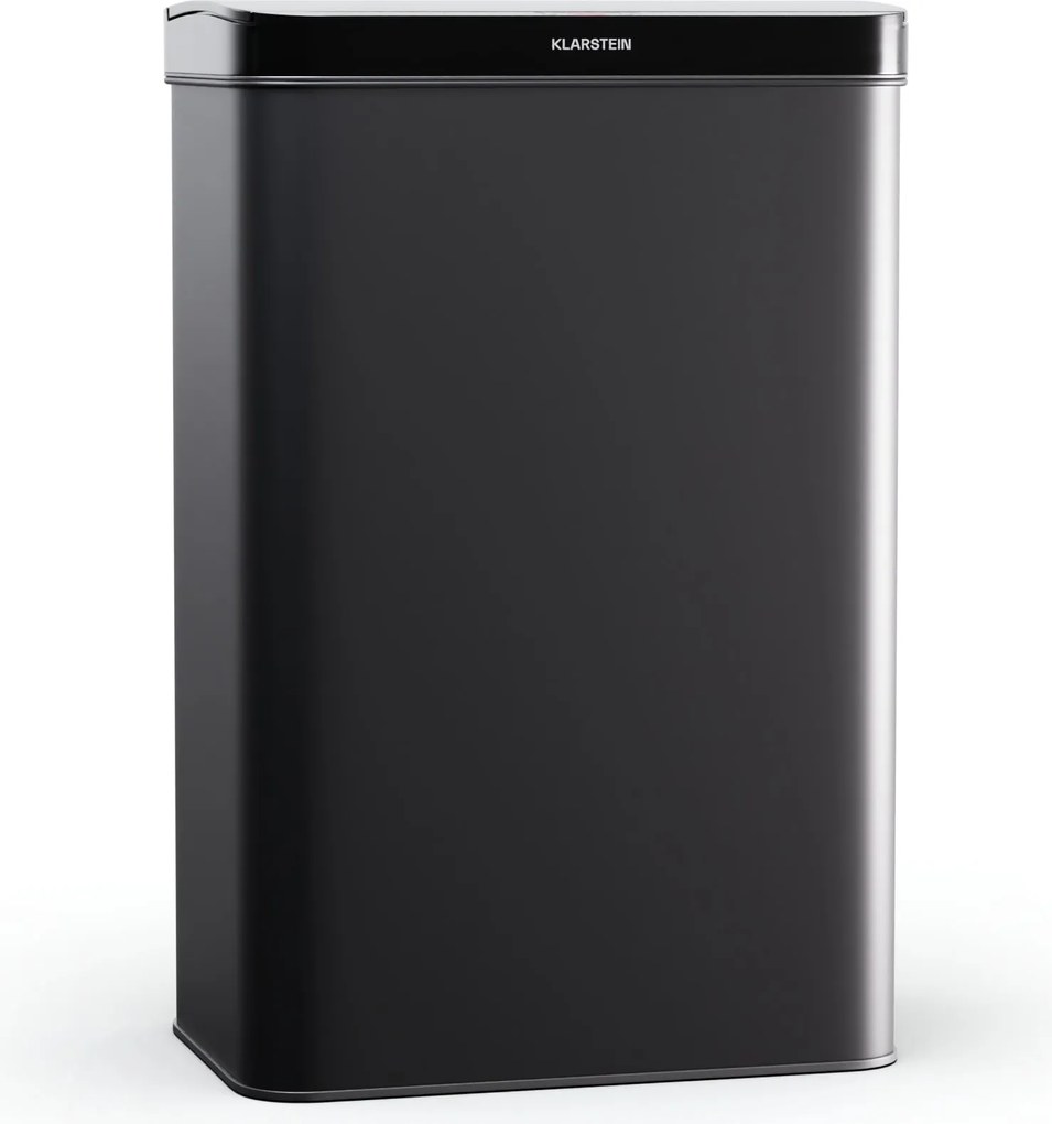 Klarstein Coș de gunoi fără atingere, cu senzor, 60 l, din oțel inoxidabil, închidere ușoară, cu baterii, afișaj LED, temporizator