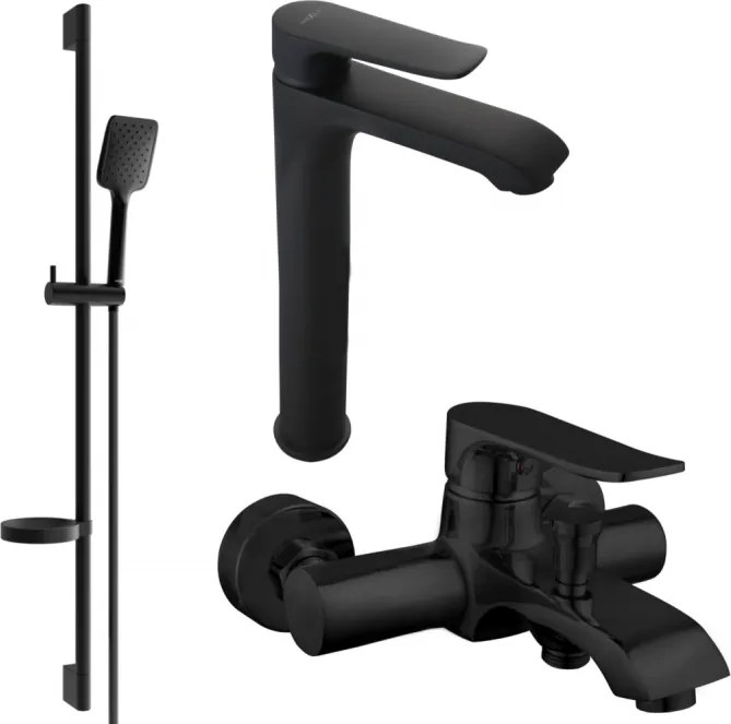 Mexen Pecos DS62 set de baie, negru - 72713DS62-70