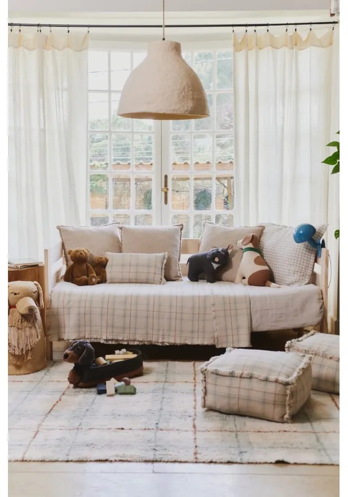 Coș de jucării pentru copii maro închis din material textil 59x16x23 cm Sparky – Lorena Canals