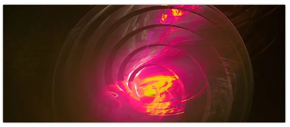 Tablou - abstacție cu spirala (120x50 cm)
