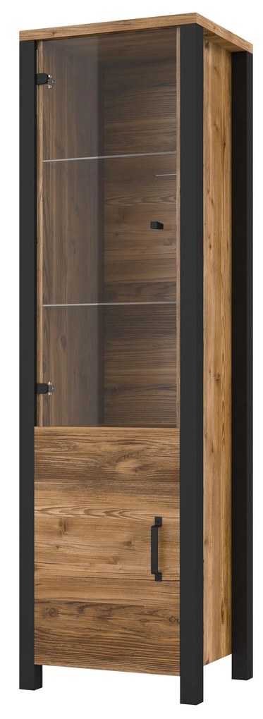 Zondo Vitrină Oralee Typ 05 (molid + negru mat). 1030307